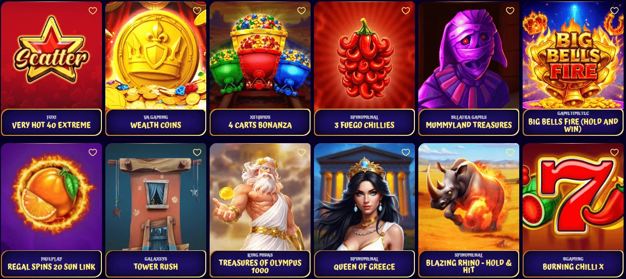 SpinGranny Casino Giochi 3